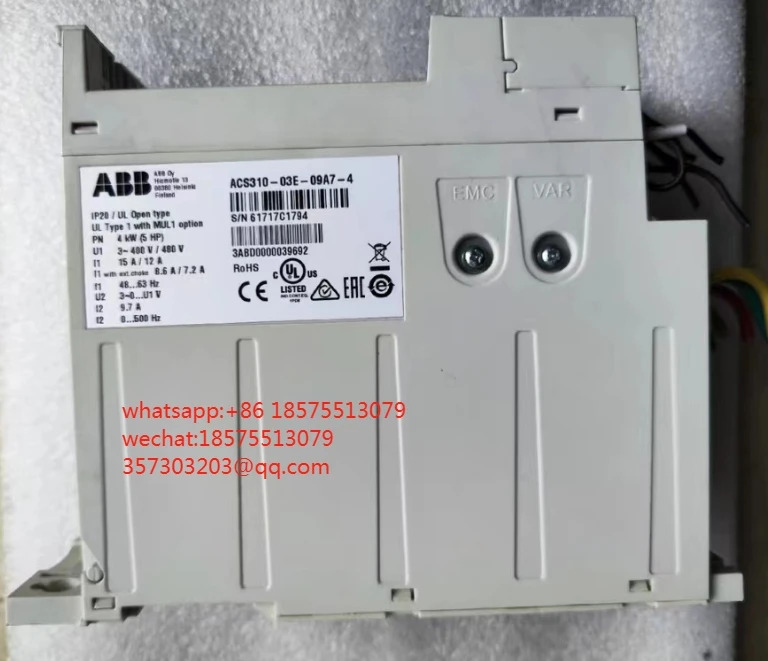 ACS310-03E-09A7-4 인버터4KW