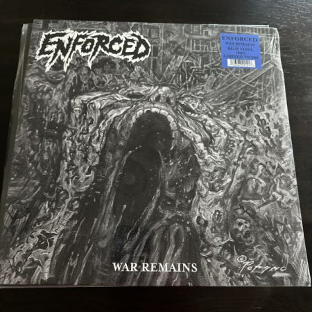 UnKnown [해외](수입 LP) ENFORCED WAR REMAIN LP BRAND NEW VINYL RECORD SEALED (BLUE)