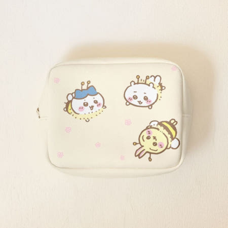 서울트레이딩 생활약방 먼작귀 노랑 사각 파우치 문구 초등학생파우치 지갑