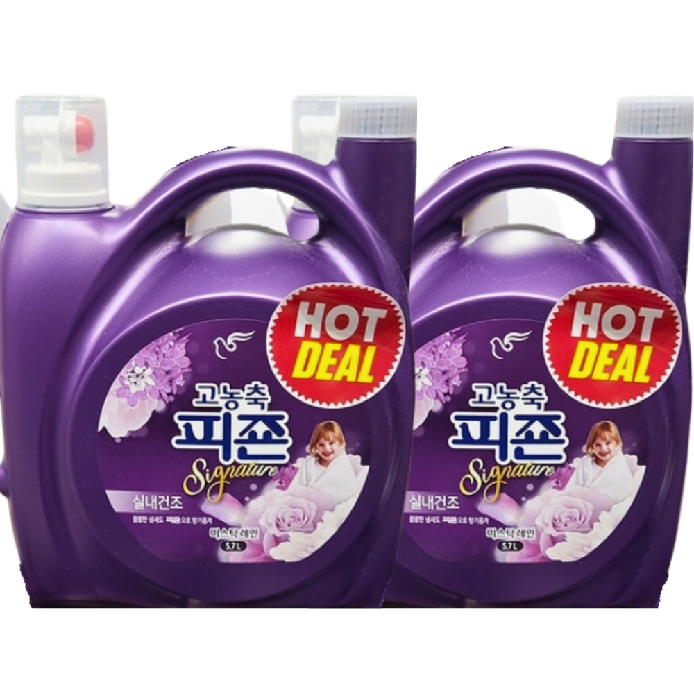 피죤 시그니처 실내건조 미스틱레인 5.7L x2개 - 상품 이미지