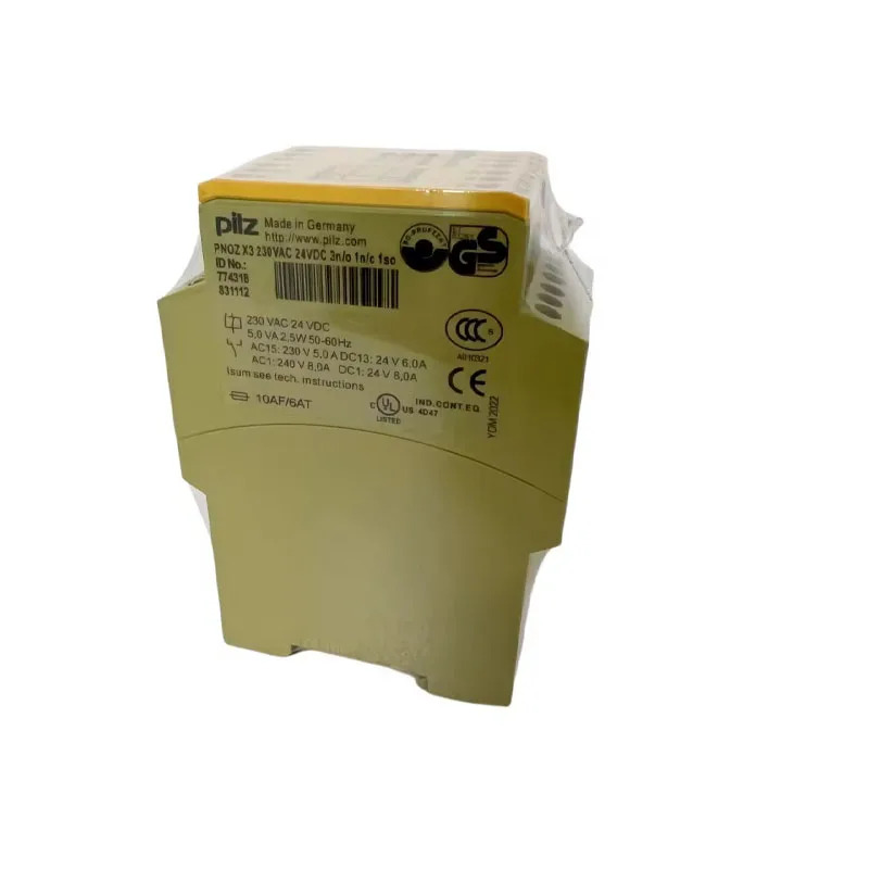 Pilz 774318 안전 릴레이 보안 PNOZ X3 230VAC 24VDC 3n/o 신