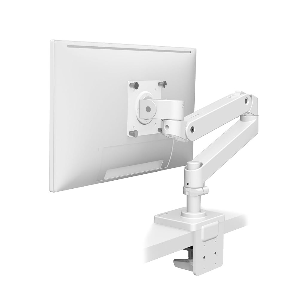 Ergotron u2013 업그레이드된 LX Pro 프리미엄 모니터 암, 싱글 데스크 마운트 u2013은 최대 34인치, 4~22파운드, VESA 75x75mm 또는 100x100 - 상품 이미지