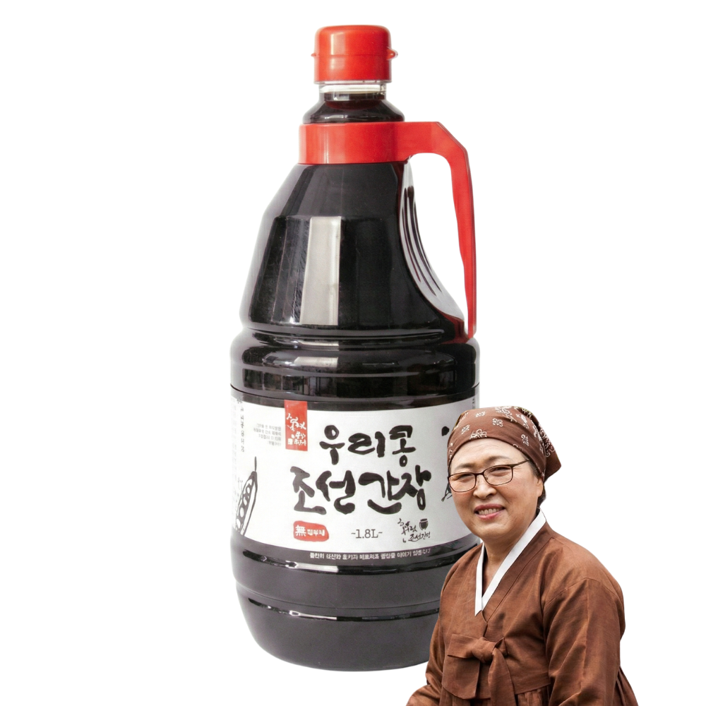 산지한입 국산 우리콩 조선간장 재래식 국간장 1.8L, 1개 - 상품 이미지