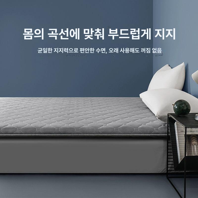 요매트 두꺼운 기숙사 요 펜션이불 바닥이불 손님 접이식 패드 항균 바닥요 - 상세 이미지 5