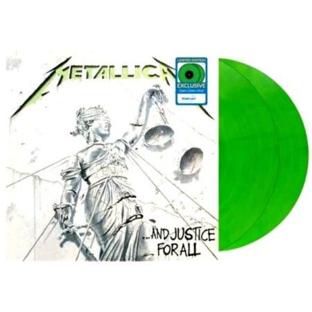 [해외](수입 LP) METALLICA And Justice For All GREEN VINYL 2 LP RECORD NEW