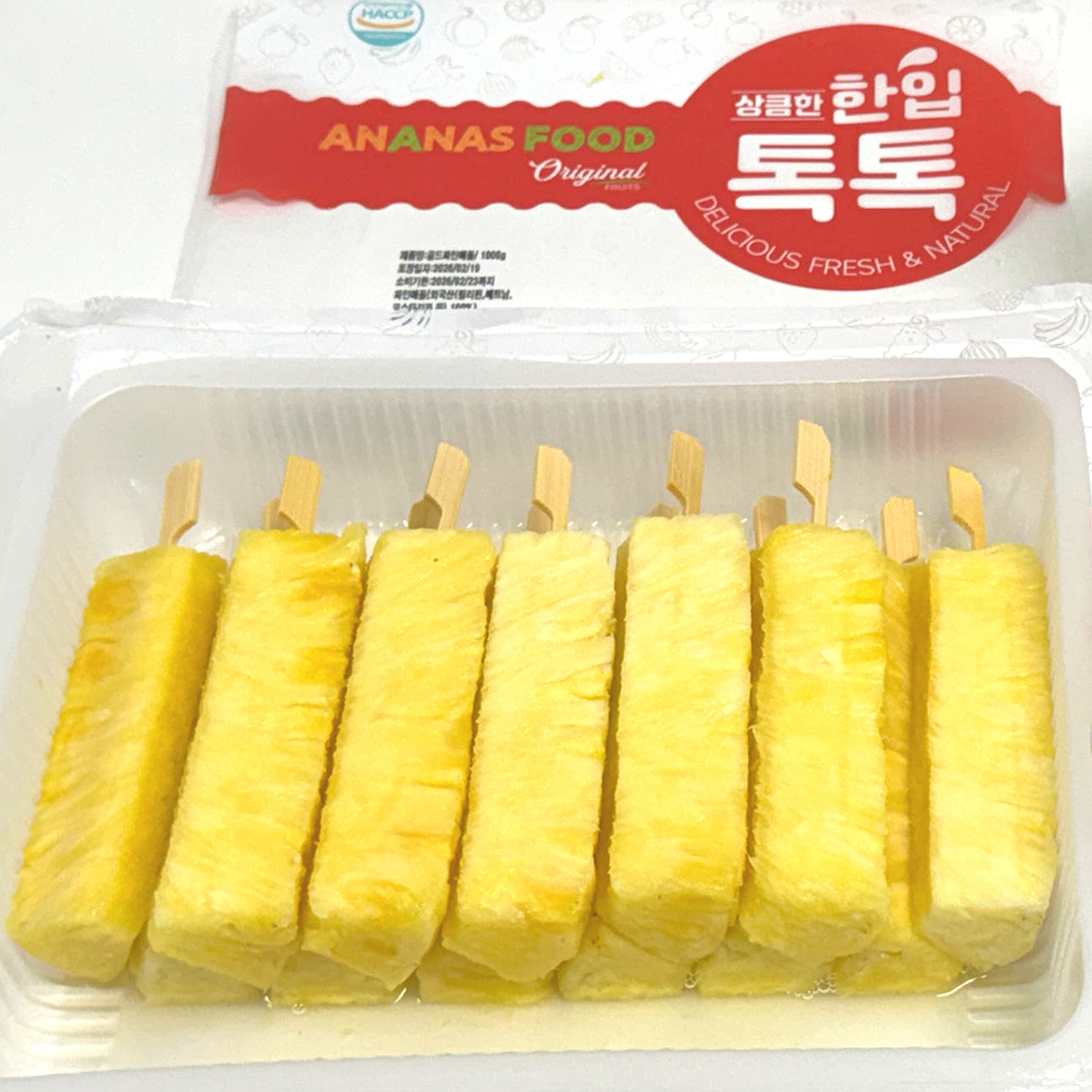 손질 없이 바로 먹는 막대 파인애플 500g 필리핀산 100% 순수 이미지 8