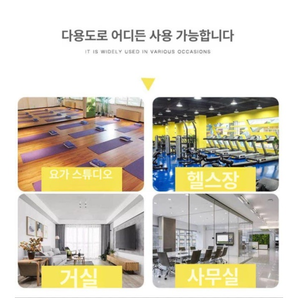 프리미엄 요가 매트 걸이 피트니스 장비 보관대 홈트 진열대 수납 블랙 블랙 6층 - 상세 이미지 3