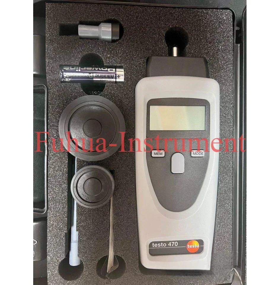 Testo 470 이기능 타코미터 1-99999 RPM 범위/