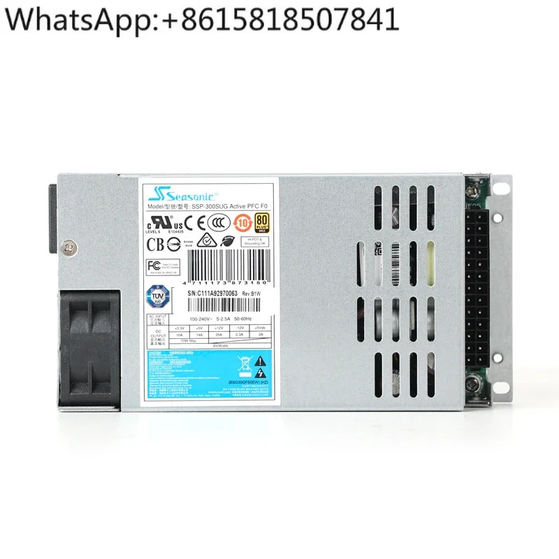 Haiyun SSP-300SUG Youyi FLEX/1U 300W 무소음 전원공급장치 80 플러스 금메달 풀 모듈