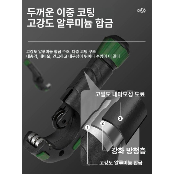 전문가용 고정밀 회전식 파이프 커터기 동커터 튜브 강관커터 금속 절단기 수동 2세대 베어링 날 1개-구리 알루미늄 철관 2세대 베어링 날 1개-구리 알루미늄 철 - 상품 이미지