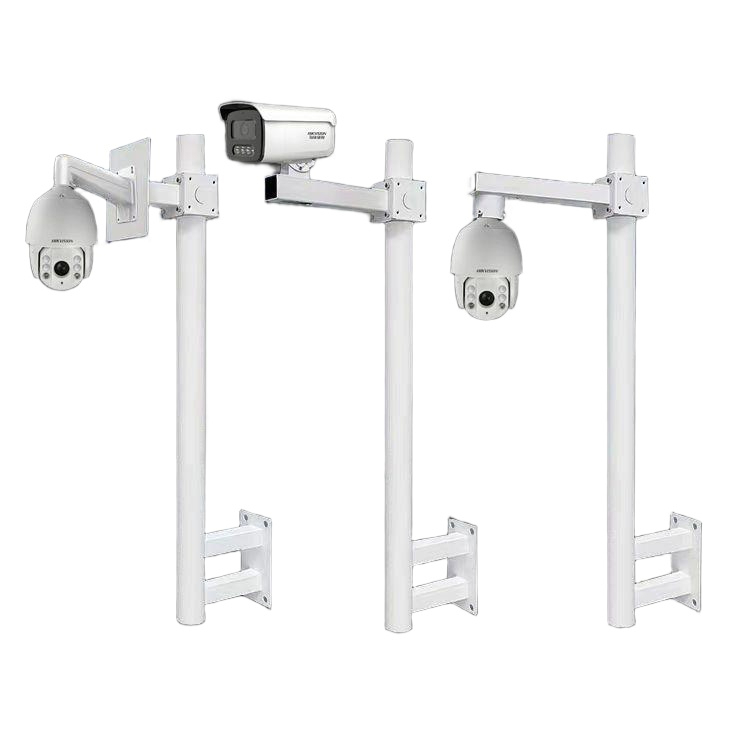 cctv 벽걸이 폴대 실내 브라켓 기둥 거치대 벽부형 암 카메라 외부 벽부착 외벽 실외 - 상품 이미지