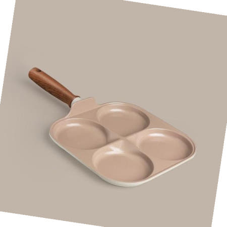 판매원(주)MR 후라이팬선물 국산 IH 세라믹 코팅 4구 에그팬 팬케이크팬 24x24cm