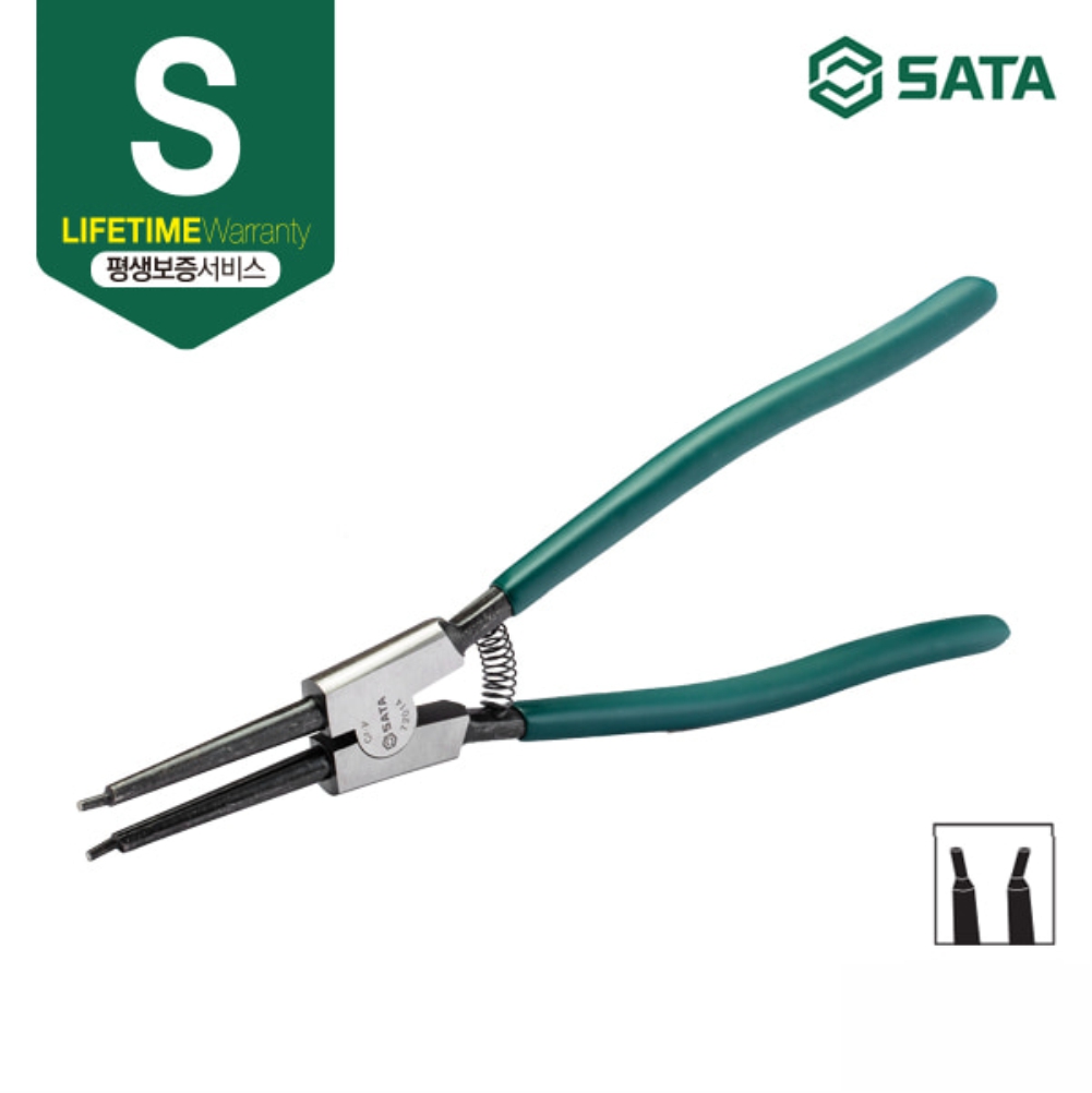 사타 SATA 스냅 링 플라이어 벌림 직선 325mm 72014 쁘라이어 - 상세 이미지 2