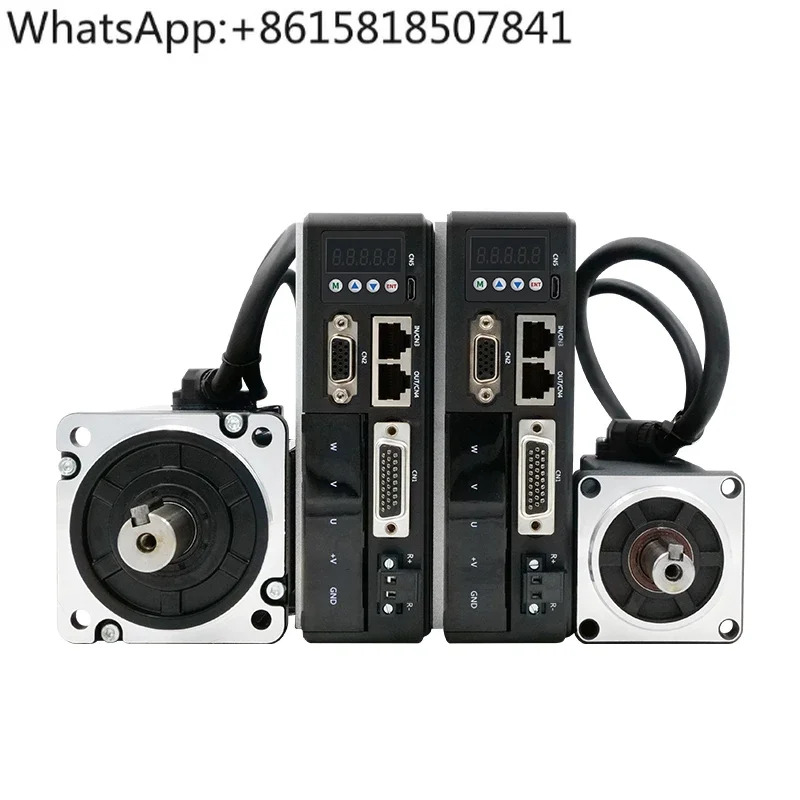 CAN 드라이버 저전압 AGV 자동차 서보모터 60 80 AC 400W 750W 세트