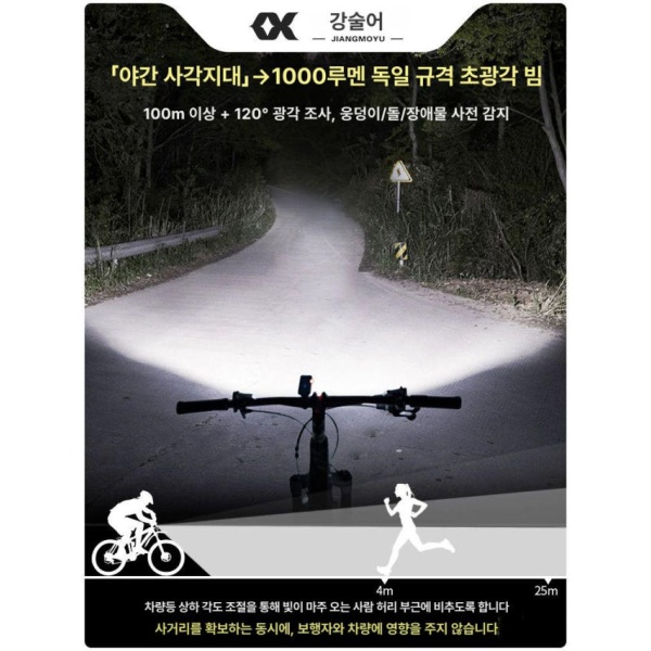 프리미엄 자전거 라이트 LED 조명 안전등 후미등 독일 규격 주행등 비스마트 감지스마트 독일 규격 주행등-비스마트 감지스마트 - 상세 이미지 2