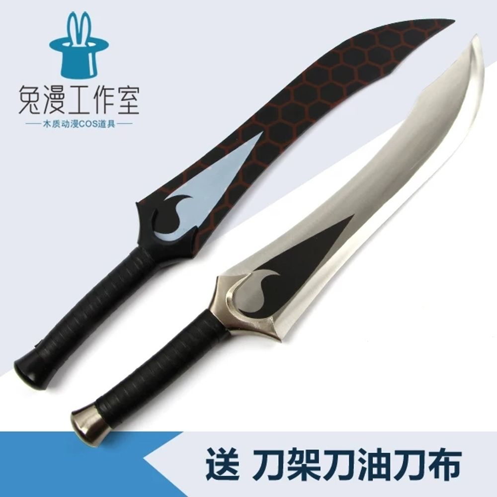 페이트스테이 헤븐즈필 3장 성배전쟁 조로검 A. 레드 앤 블랙 나이프 77cm 나무 재질 - 상세 이미지 2