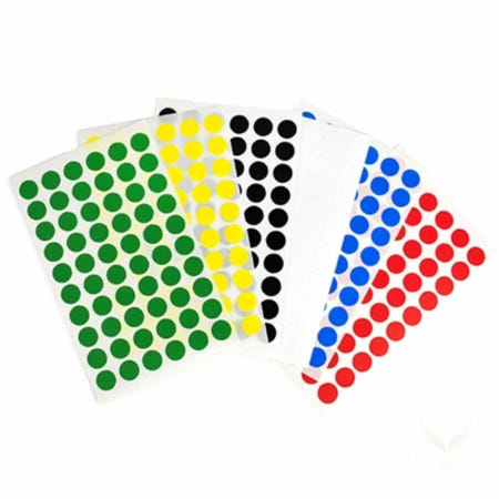 JDstore 원형 스티커 12mm 7개입 출석체크스티커