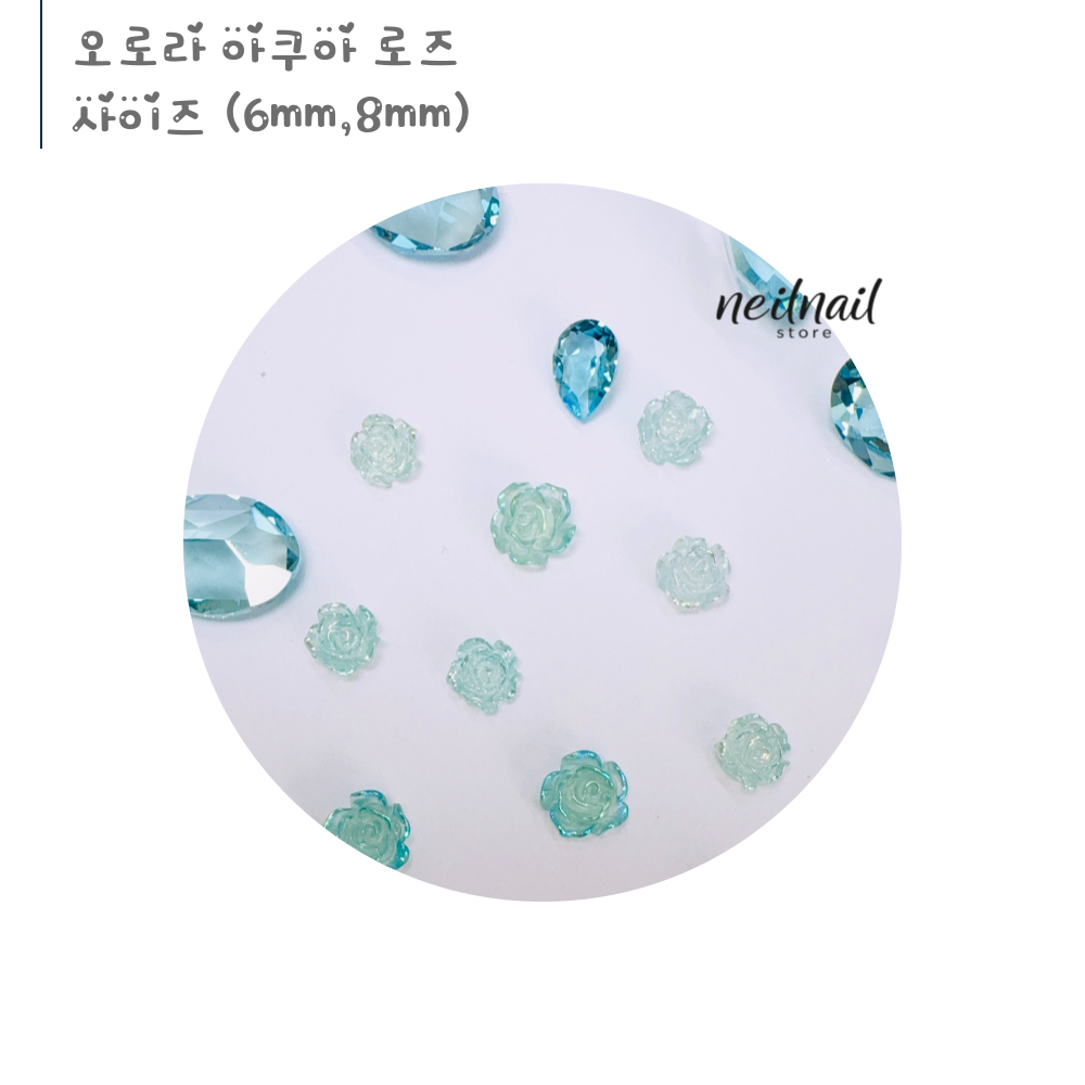 장미 로즈 파츠 봄 네일아트 재료 이미지 8