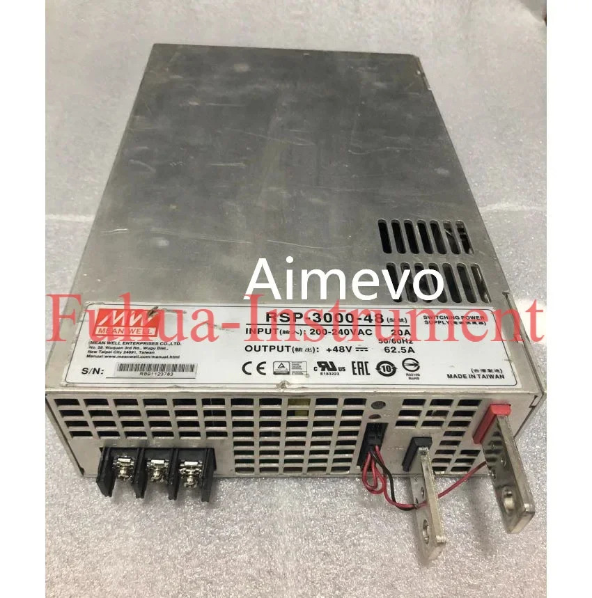 MEAN WELL RSP-3000-48 스위칭 전원공급장치 20A 50/60Hz 62.5A