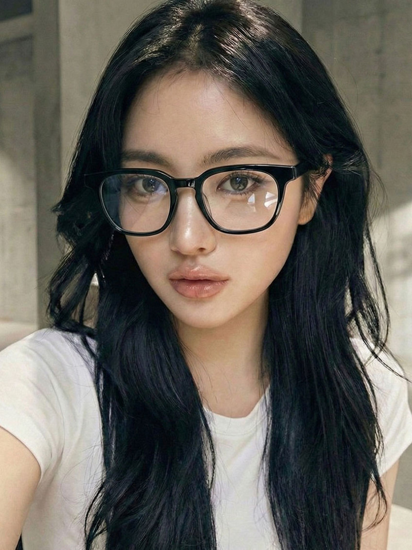 턴밀스런던 TM004 사각 검정 뿔테안경 남자 여자 블루라이트차단 시력보호 패션 안경 판매처 상세 정보 이미지 3