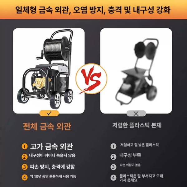 강력 추천 이동식 고압세척기 전기세차기 가정용세차기 노트북 무배터리 기존고객 노트북 무배터리 기존고객 - 상세 이미지 4