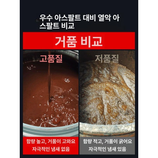 최강 저온 방수코팅제 방수액 아스팔트 방수페인트 옥상방수 지붕방수 고급 음이온 1kg 1-5 도구 고급 음이온 1kg 1-5 도구 - 상세 이미지 2