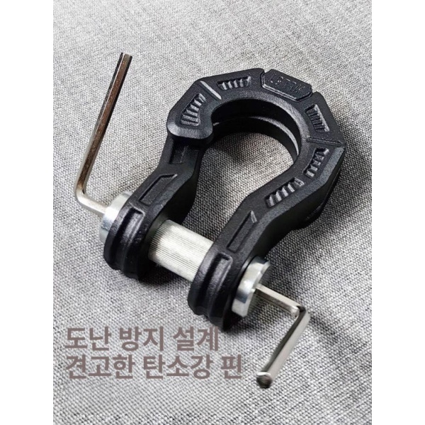 강력 오프로드 도난 방지 자동차 튜닝 캠핑용 용품 견인 장착 U 훅 내경 2.3CM 이상 원형 구멍 적합 트레일러 후크 U 훅 내경 2.3CM 이상 원형 구멍 - 상세 이미지 2