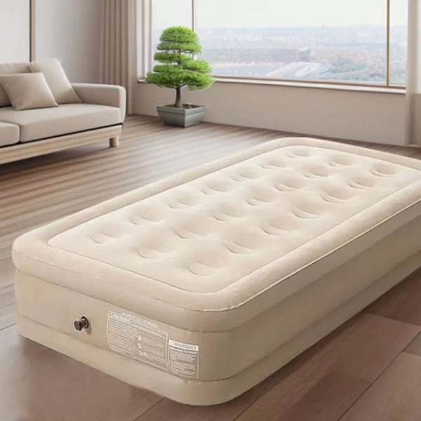프리미엄 에어매트 싱글 베이지 마운트리버 자충매트 쿠디 블루 185x72x22 손펌프 블루 185x72x22 손펌프 - 상세 이미지 5