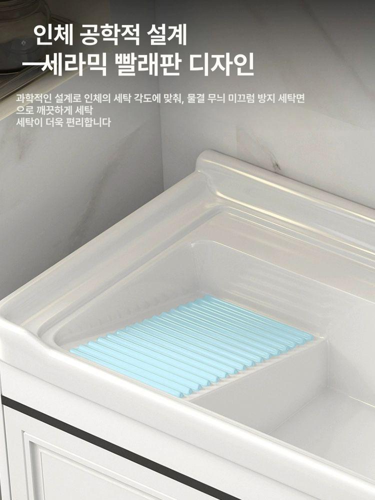 보조 싱크대 하부장 싱크 단독 탕비실싱크대 미니 개수대 간이 빨래개수대 소형 손빨래 이미지 6
