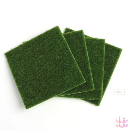 보급창고OEM 3보급창고 인조잔디 10p 15x15cm 베란다잔디매트