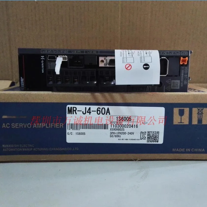 2025.4서보 드라이버 MR-J4-60A MR-J4-60B J4-60B-RJ는 독창적