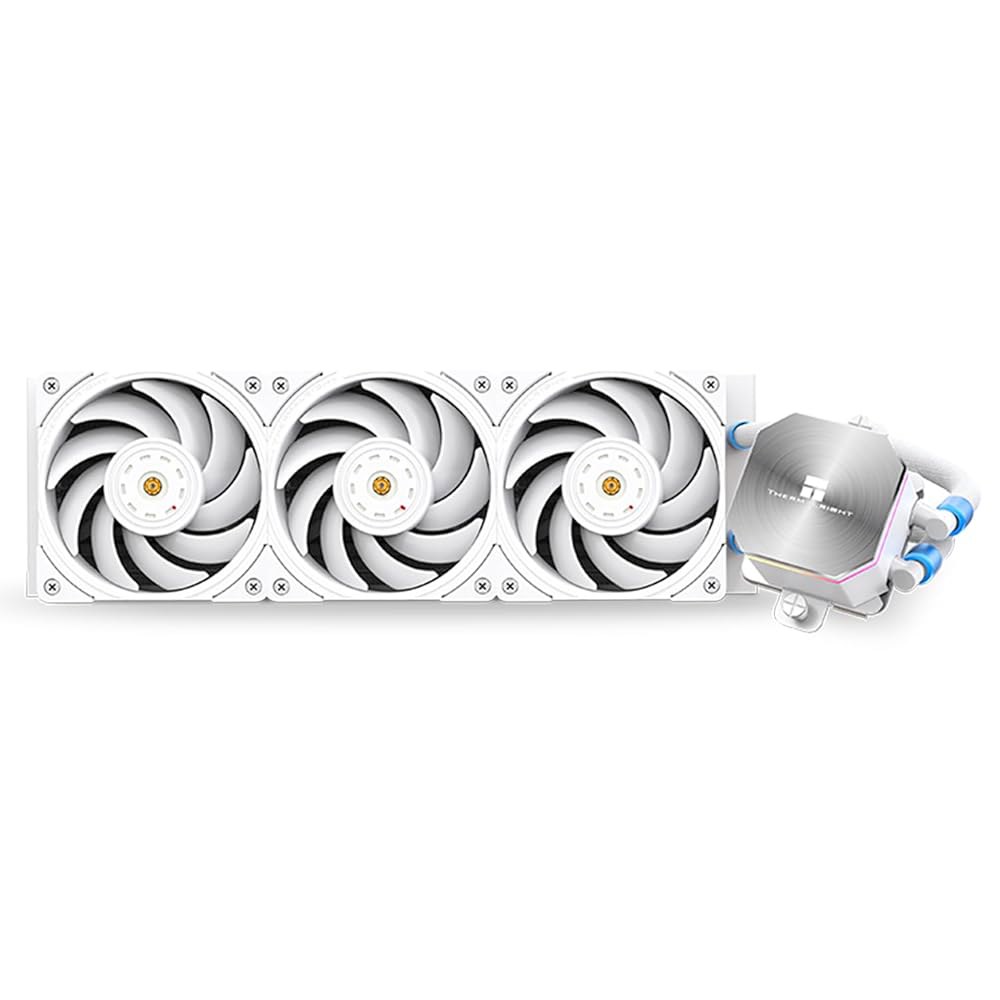 Thermalright Frozen Edge 360 화이트 CPU 액체 쿨러, 효율적인 PWM 제어 펌프 3300RPM, 120mm 팬, 수냉식 컴퓨터 부품, AMD AM4 / - 상품 이미지