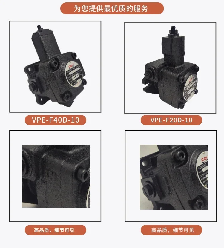 EALY VPE-F20D-10 가변 베펌프 VPE-F40D C B-10 오일 펌프 F30 F15