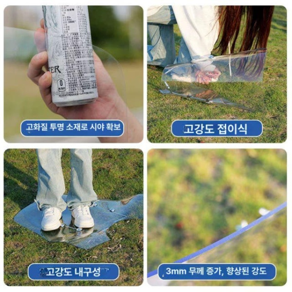 프리미엄 전기차 방풍막 핸드가드 유리 자동차 액세서리 겨울 라이딩 문콕 방지 방수 보호 소형 비포장-2.0 37 소형 비포장-2.0 37 - 상세 이미지 4