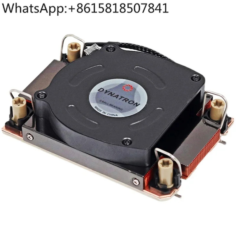 DYNATRON LGA4189 핀 1U 서버 CPU 라디에이터 205W 초박형 산업냉각팬 N12