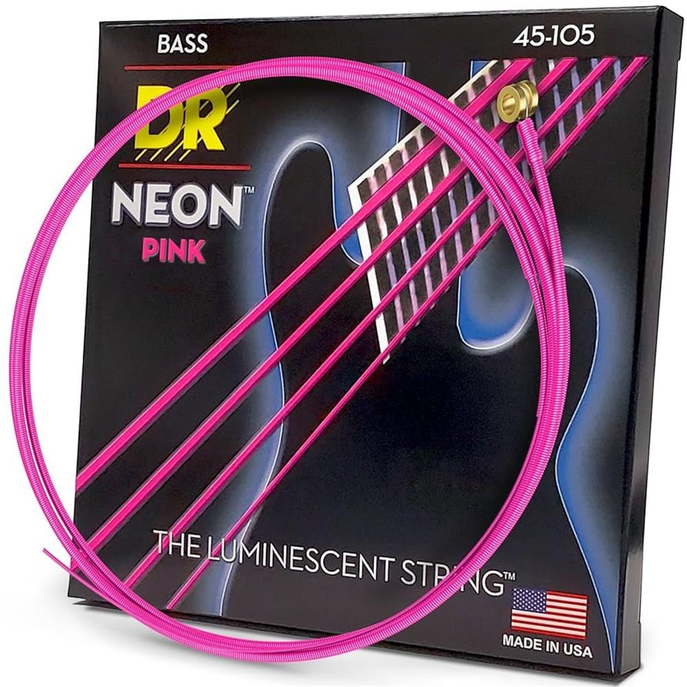 DR Strings NBB5-45 하이데프 5현 미디엄 컬러 베이스 - 상품 이미지