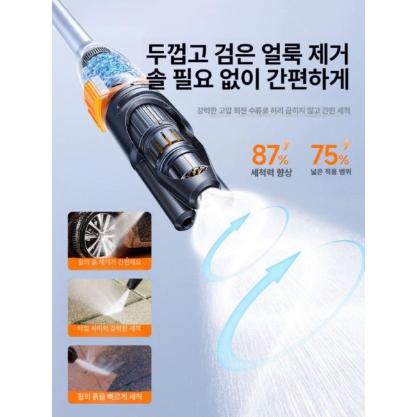 최강 가정용 220V 고압세척기 전기세척기 강력한세척기 기본 강압형 10m 기본 강압형 10m - 상세 이미지 5