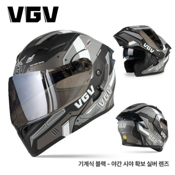 프리미엄 VGV3C 여름용 풀페이스 안전 경량 바이크 모터사이클 통풍 기계검정 기계검정 M - 상세 이미지 5