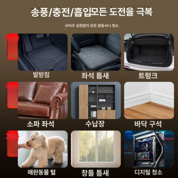 초강력 미니 제트팬 송풍기 핸디 고속 급속 에어건 35만 블랙 8000mah 35만 블랙 8000mah 0mAh - 상세 이미지 4