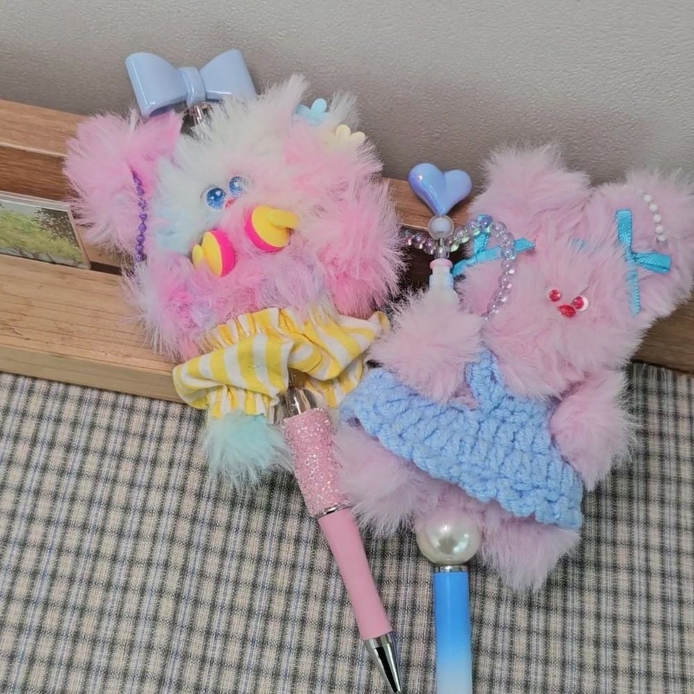 모루 볼꾸 볼펜 꾸미기 펜꾸 재료 인형 비즈 볼펜 만들기 세트 KIT 이미지 6