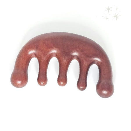 나무 두피 목 어깨 근육 이완 마사지 빗 괄사 도구 혈액 순환 촉진 셀프 케어