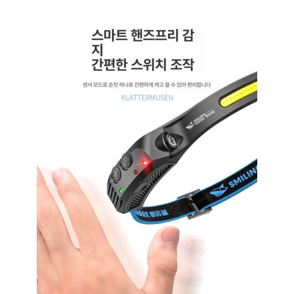 최강 작업용 헤드램프 충전식 안전모 강력 방수 LED 경량 1등 백색 30 1등 백색 30 - 상세 이미지 4