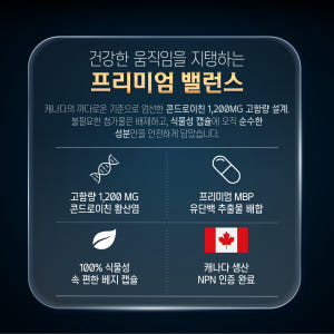 소연골 소유래 콘드로이친 1200mg MBP 40mg 60캡슐, 2개 맛있게 먹은 솔직 후기 - 상품 이미지 4