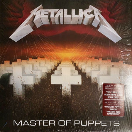 [해외](수입 LP) METALLICA Master Of Puppets LP SEALED NEW Vinyl Record Thrash Metal Album
