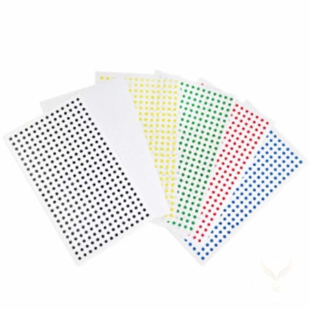 JDstore 원형 스티커 3mm 6개입 출석체크스티커