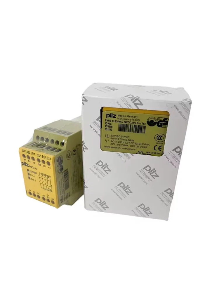 Pilz 774318 안전 릴레이 보안 PNOZ X3 230VAC 24VDC 3n/o 신