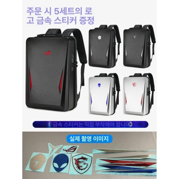 프리미엄 숄더백 노트북가방 블랙 18인치 게이밍 컴퓨터 대형 8003 8003 블랙 - 상세 이미지 4