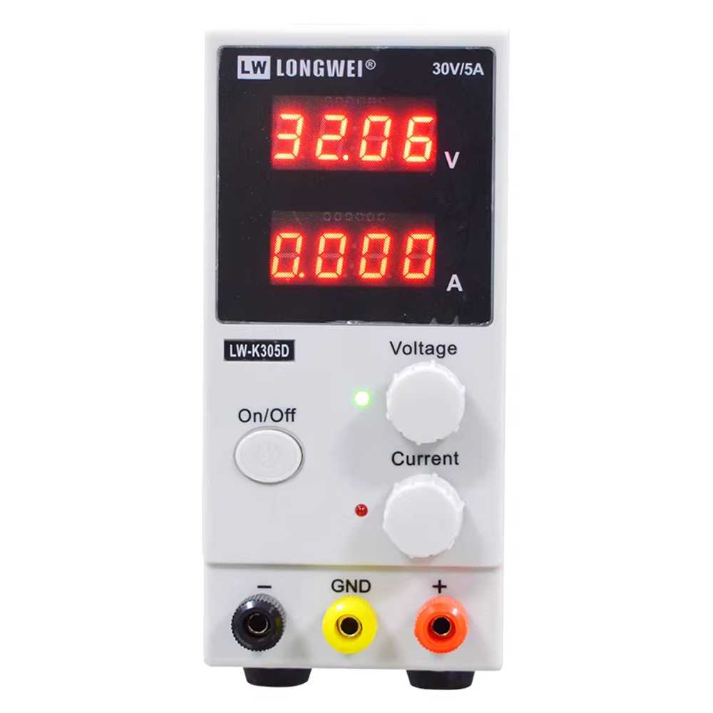 DC 파워서플라이 공급기 조정 직류 전원 전압 소형 K305D / 30V 5A 4자리 표시 이미지 6