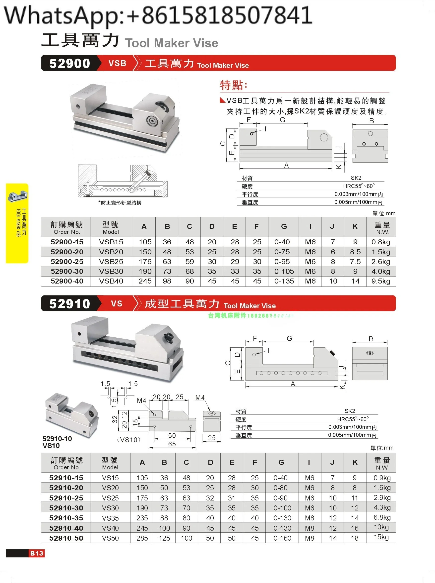 VS15 20 25 30 35 40 50 VS60-VS80