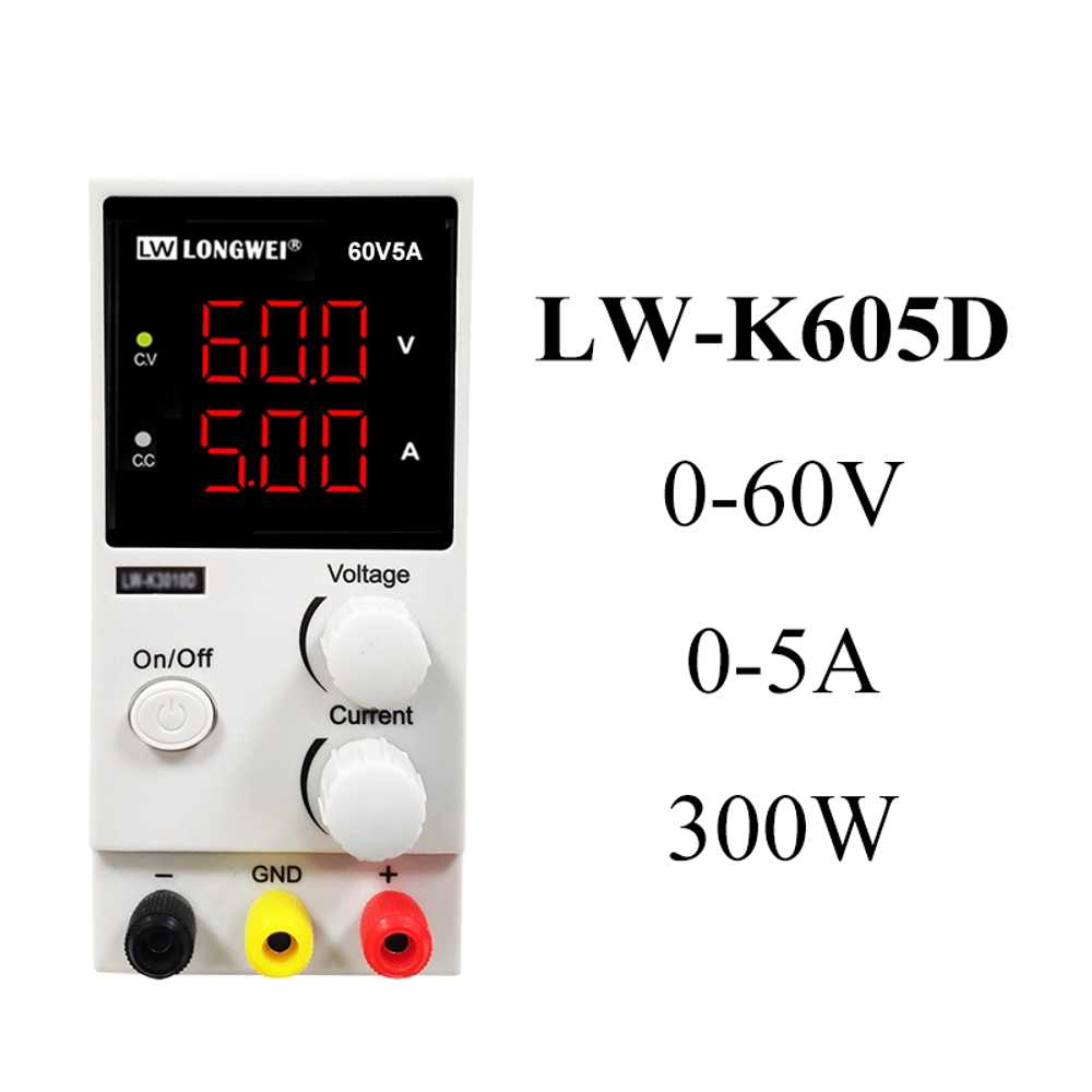 DC 파워서플라이 공급기 조정 직류 전원 전압 소형 K305D / 30V 5A 4자리 표시 - 상세 이미지 5